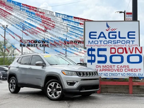 Silver 2021 JEEP COMPASS LIMITED for sale in Lake Station, IN