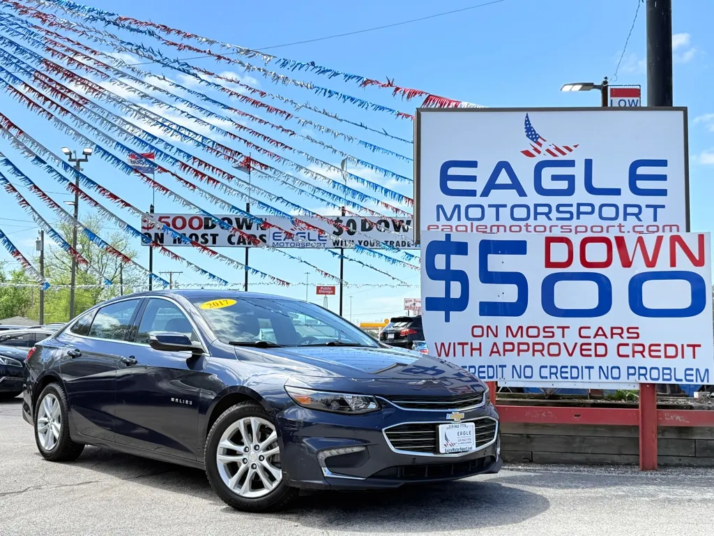 Blue 2017 CHEVROLET MALIBU HYBRID for sale in Lake Station, IN