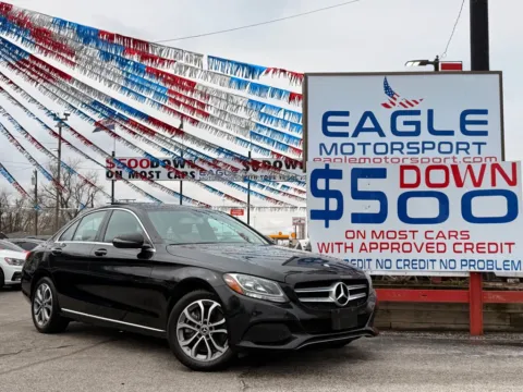 Black 2017 MERCEDES-BENZ C-CLASS C300 4MATIC for sale in Lake Station, IN