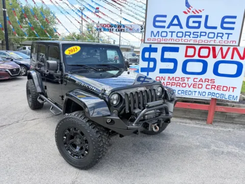 Another view of 2015 JEEP WRANGLER UNLIMI RUBICON for sale in Lake Station, IN at Northwest Indiana Auto Outlet