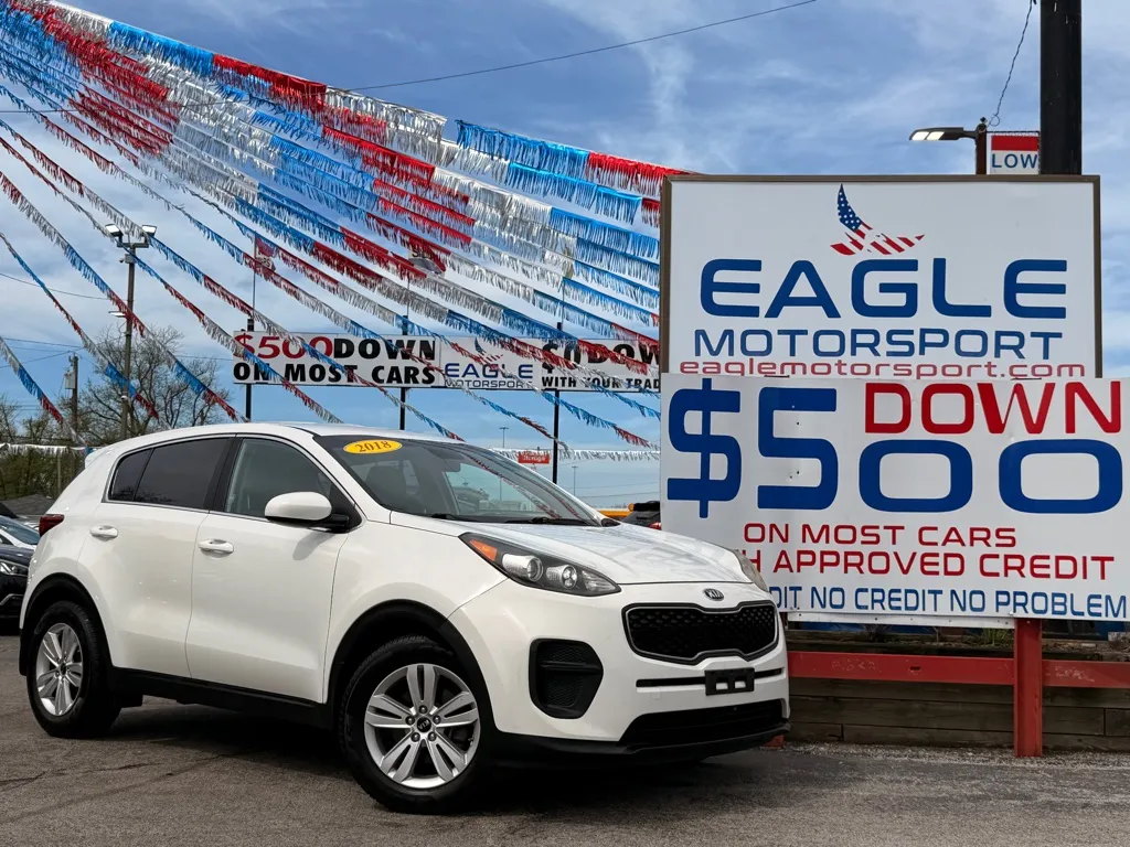 White 2018 KIA SPORTAGE LX for sale in Lake Station, IN