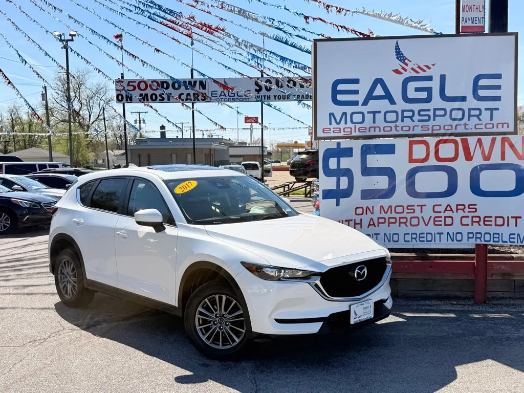 White 2017 MAZDA CX-5 TOURING for sale in Lake Station, IN