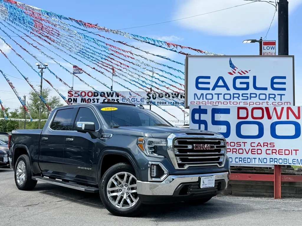 Blue 2019 GMC SIERRA 1500 SLT for sale in Lake Station, IN