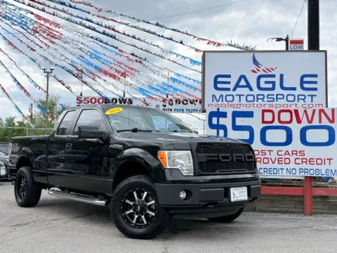 Black 2014 FORD F-150 SUPER CAB for sale in Lake Station, IN