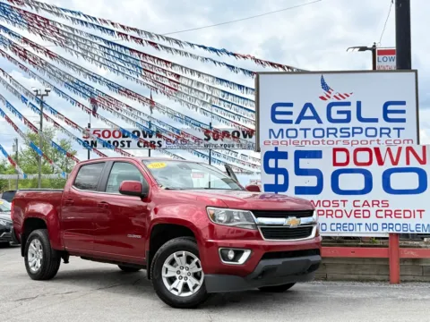 Red 2018 CHEVROLET COLORADO LT for sale in Lake Station, IN