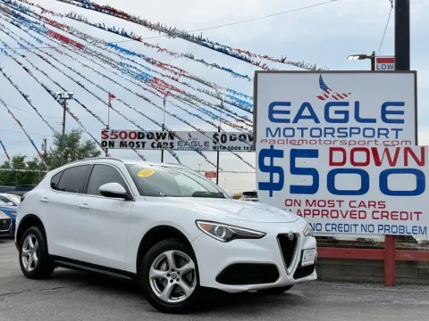 White 2019 ALFA ROMEO STELVIO BASE for sale in Lake Station, IN