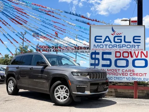 Gray 2023 JEEP GRAND CHEROKEE LAREDO for sale in Lake Station, IN