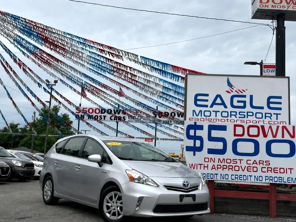 Silver 2013 TOYOTA PRIUS V for sale in Lake Station, IN