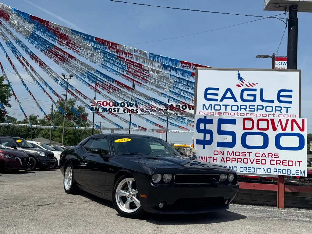 Black 2012 DODGE CHALLENGER R/T for sale in Lake Station, IN