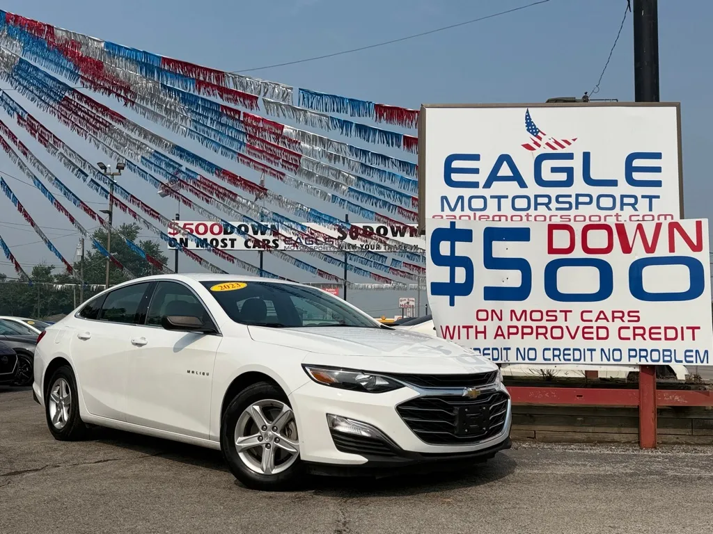 White 2023 CHEVROLET MALIBU LS for sale in Lake Station, IN