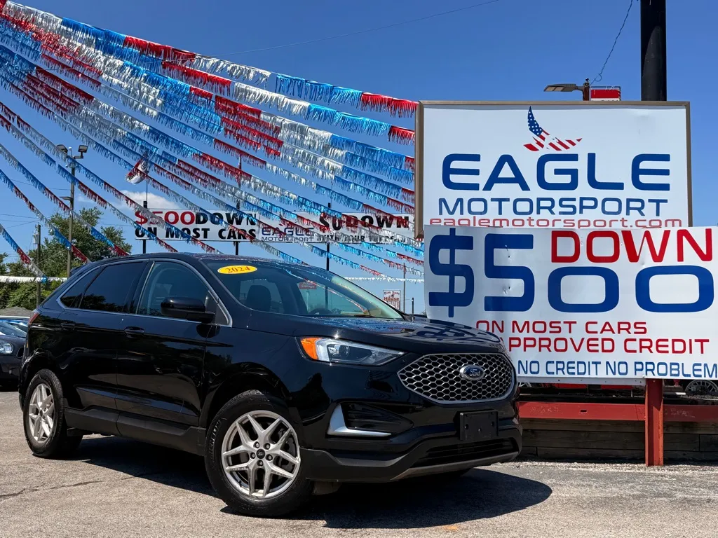 Black 2024 FORD EDGE SEL for sale in Lake Station, IN
