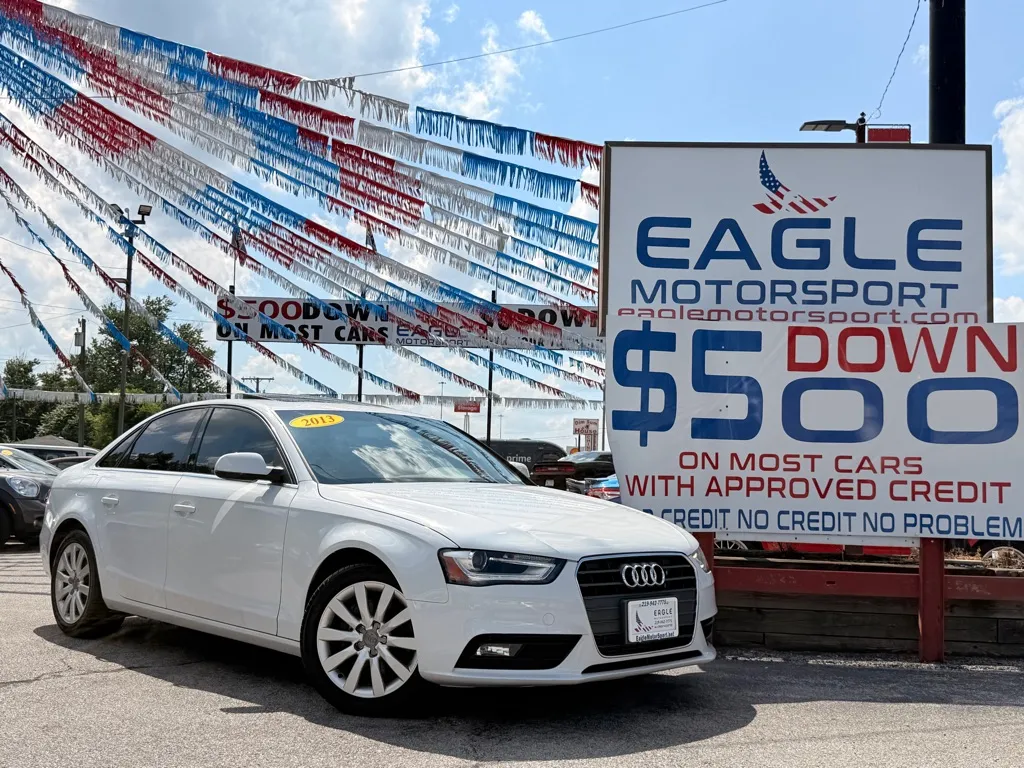 White 2013 AUDI A4 PREMIUM for sale in Lake Station, IN