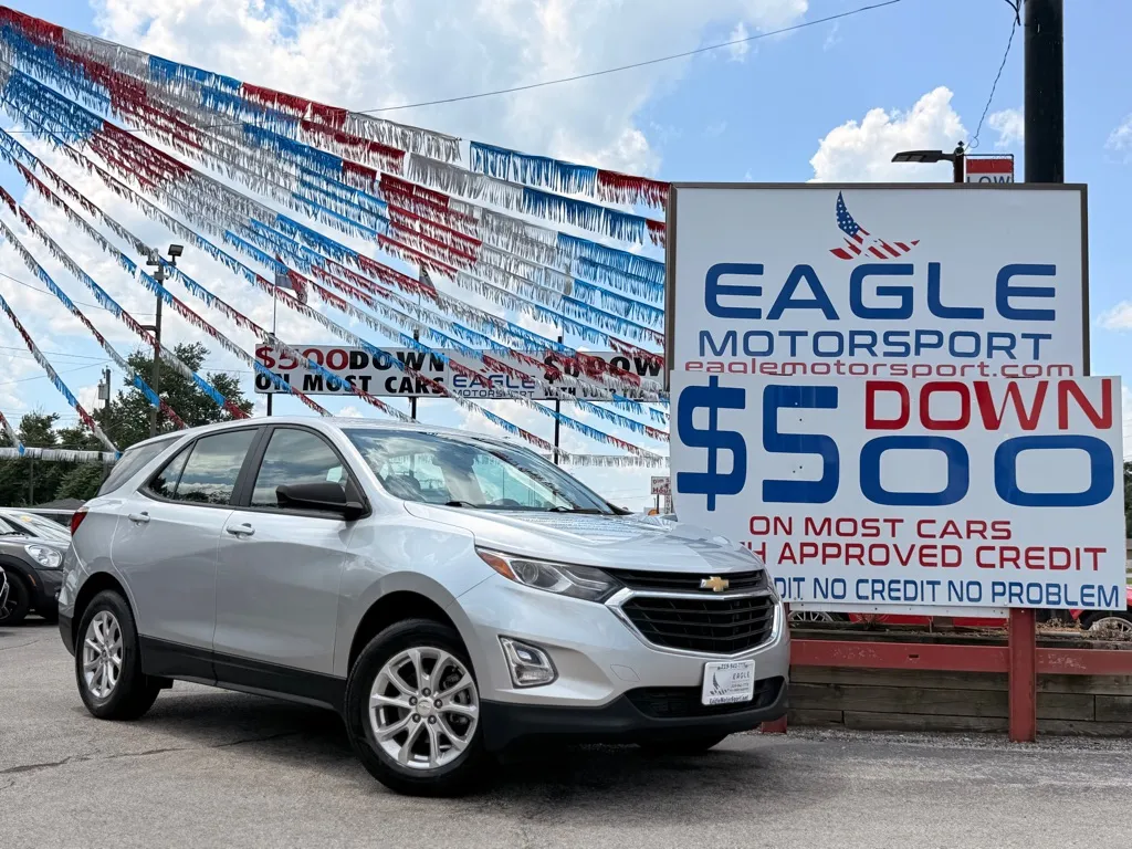 Silver 2021 CHEVROLET EQUINOX LS for sale in Lake Station, IN