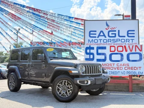 Gray 2025 JEEP WRANGLER SAHARA for sale in Lake Station, IN