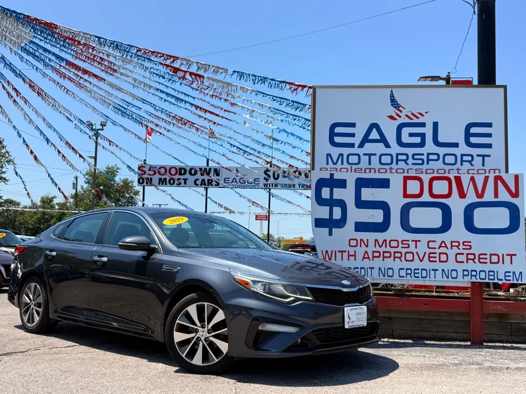 Gray 2019 KIA OPTIMA LX for sale in Lake Station, IN