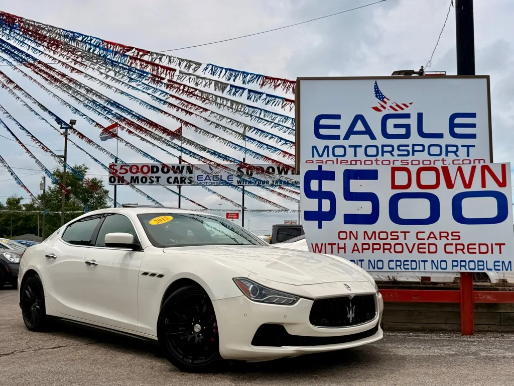 White 2015 MASERATI GHIBLI S for sale in Lake Station, IN