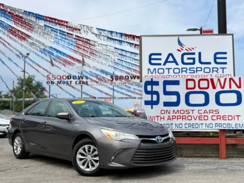 Gray 2015 TOYOTA CAMRY HYBRID for sale in Lake Station, IN