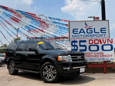 Black 2017 FORD EXPEDITION LIMITED for sale in Lake Station, IN