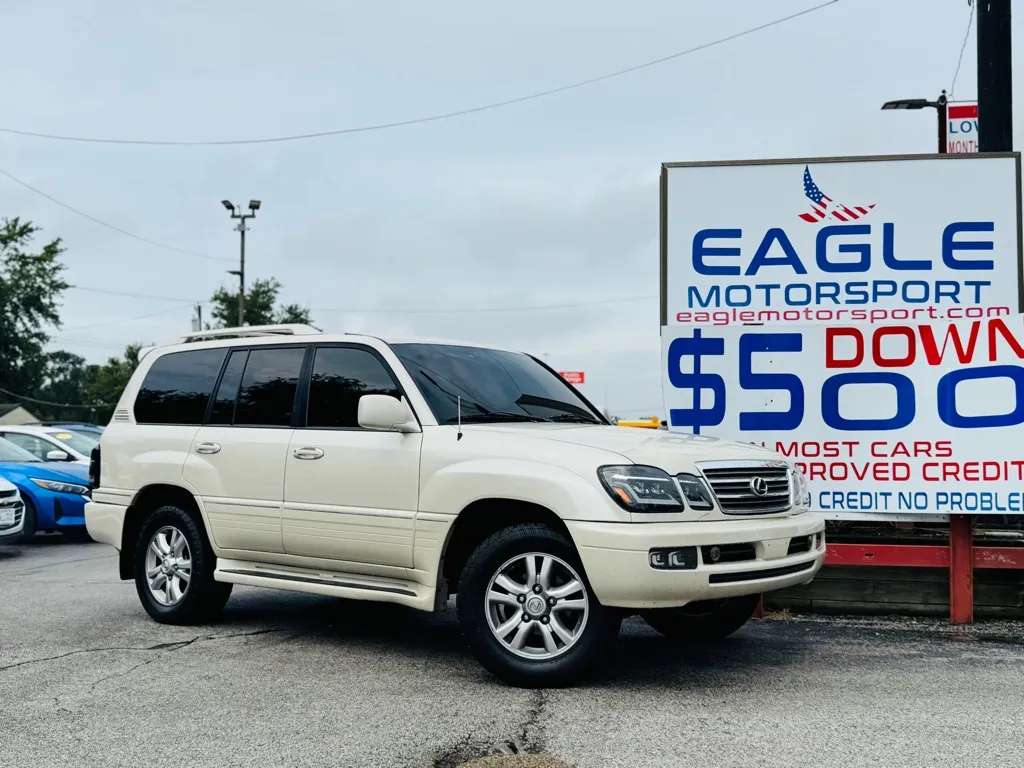 Gold 2004 LEXUS LX 470 for sale in Lake Station, IN