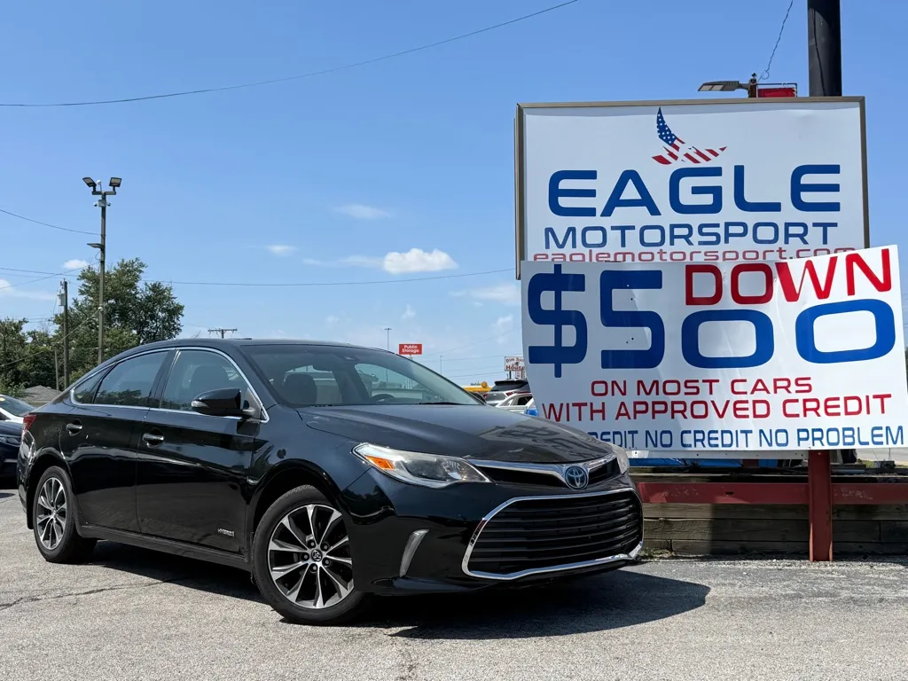 Black 2017 TOYOTA AVALON HYBRID for sale in Lake Station, IN