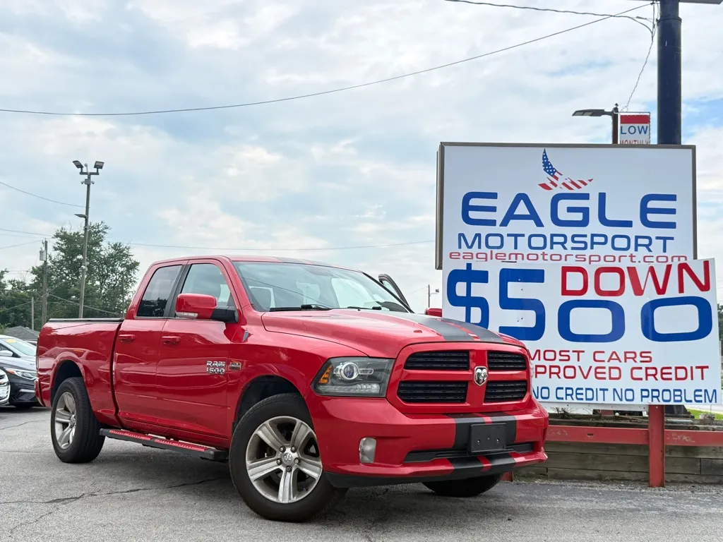 Red 2013 RAM 1500 SPORT for sale in Lake Station, IN