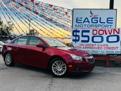 Red 2012 CHEVROLET CRUZE ECO for sale in Lake Station, IN