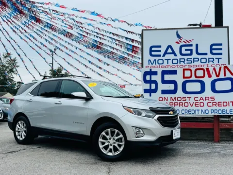 Silver 2018 CHEVROLET EQUINOX LT for sale in Lake Station, IN