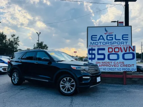 Black 2021 FORD EXPLORER LIMITED for sale in Lake Station, IN