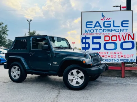 Gray 2007 JEEP WRANGLER SAHARA for sale in Lake Station, IN