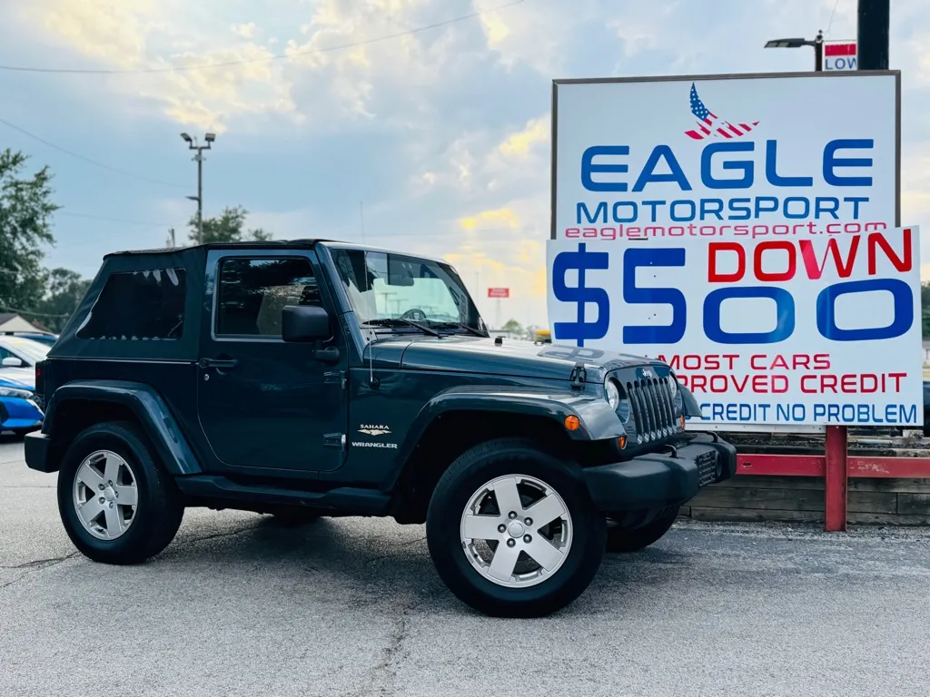 Gray 2007 JEEP WRANGLER SAHARA for sale in Lake Station, IN