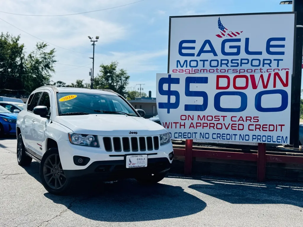 White 2016 JEEP COMPASS SPORT for sale in Lake Station, IN