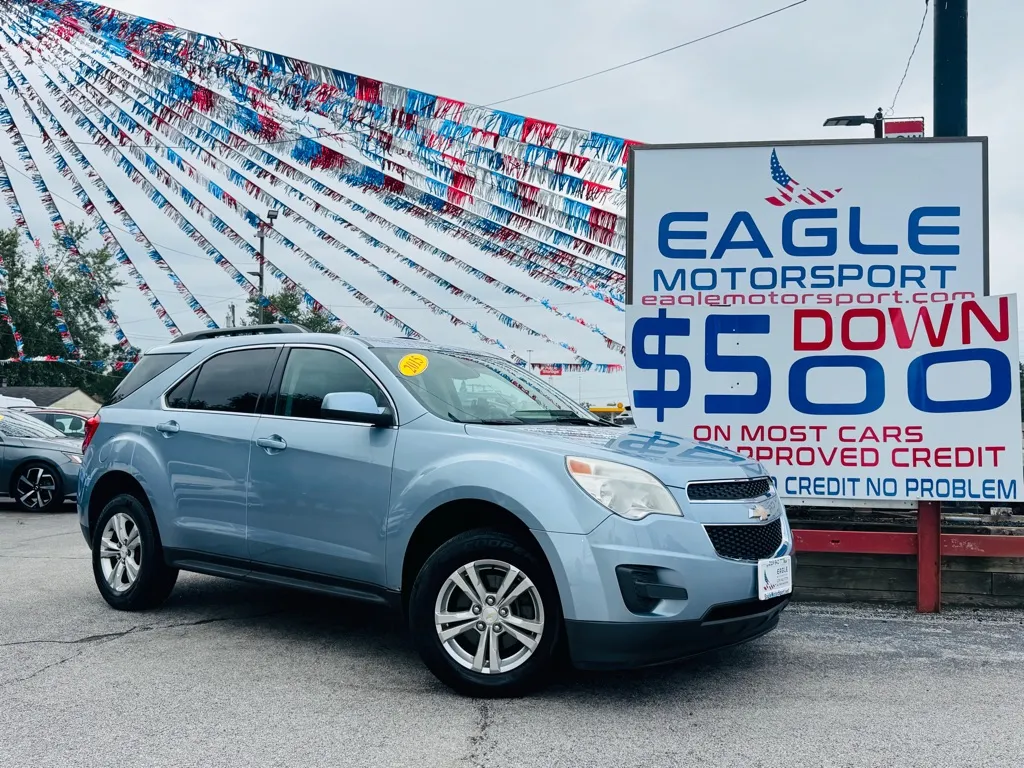 Blue 2015 CHEVROLET EQUINOX LT for sale in Lake Station, IN