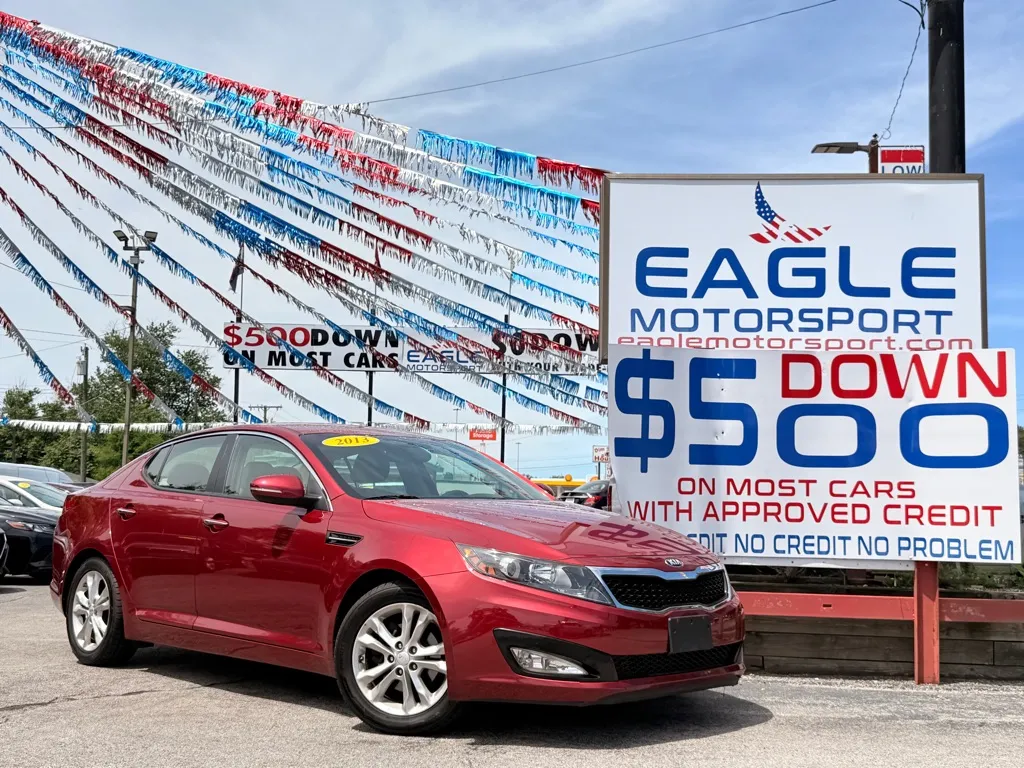 Red 2013 KIA OPTIMA EX for sale in Lake Station, IN