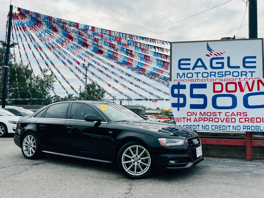 Black 2014 AUDI A4 PREMIUM PLUS for sale in Lake Station, IN