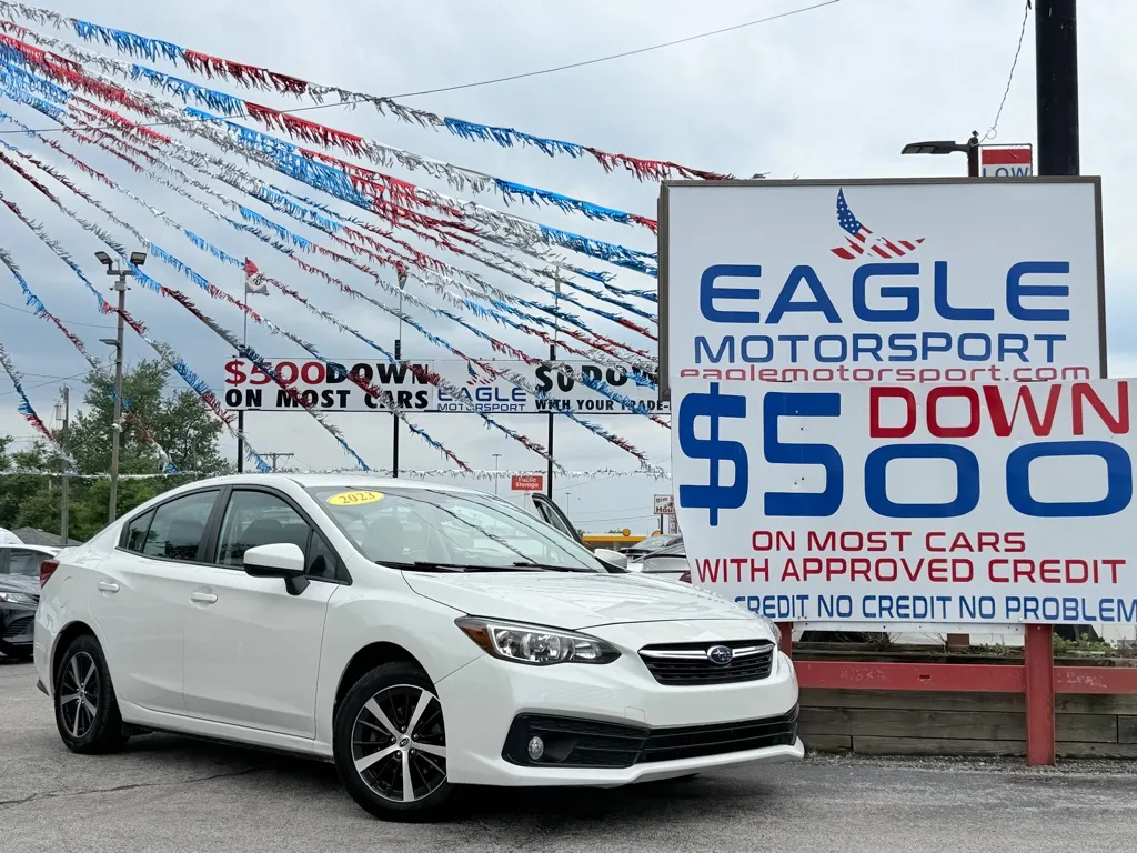 White 2023 SUBARU IMPREZA PREMIUM for sale in Lake Station, IN