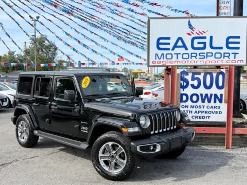Photos of 2018 JEEP WRANGLER UNLIMI SAHARA for sale in Lake Station, IN at Northwest Indiana Auto Outlet