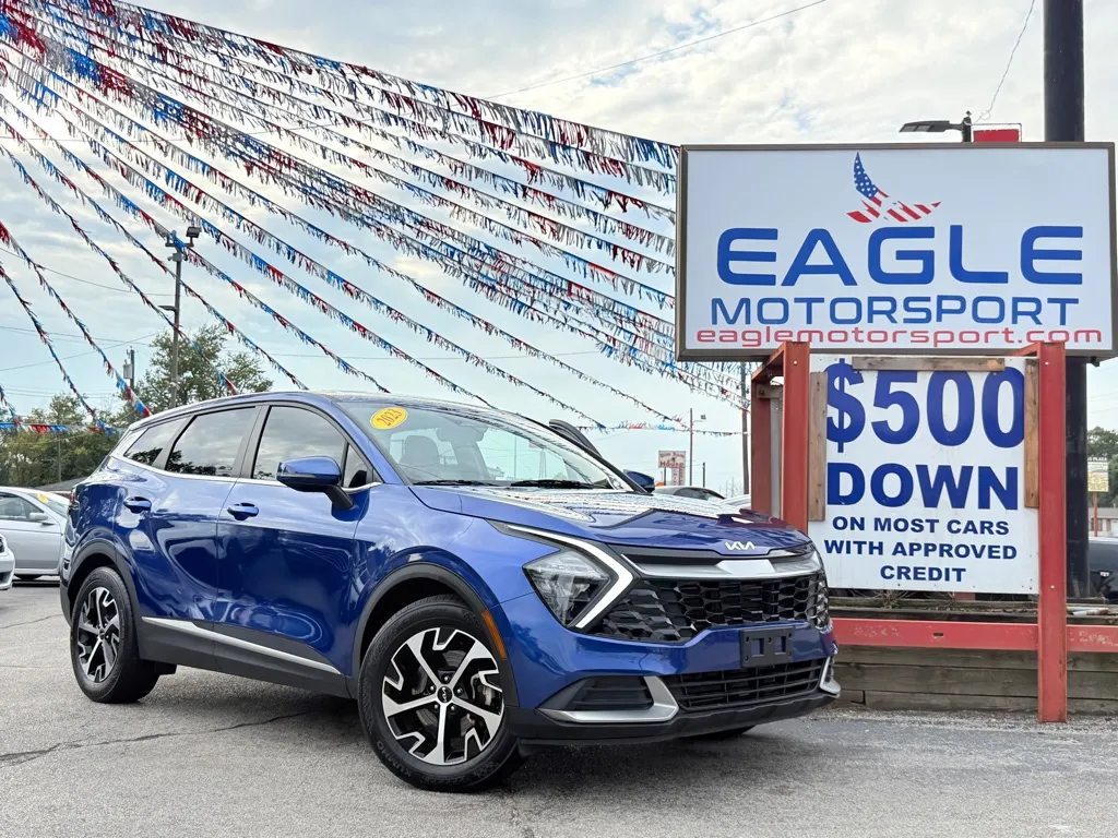 Blue 2023 KIA SPORTAGE EX for sale in Lake Station, IN