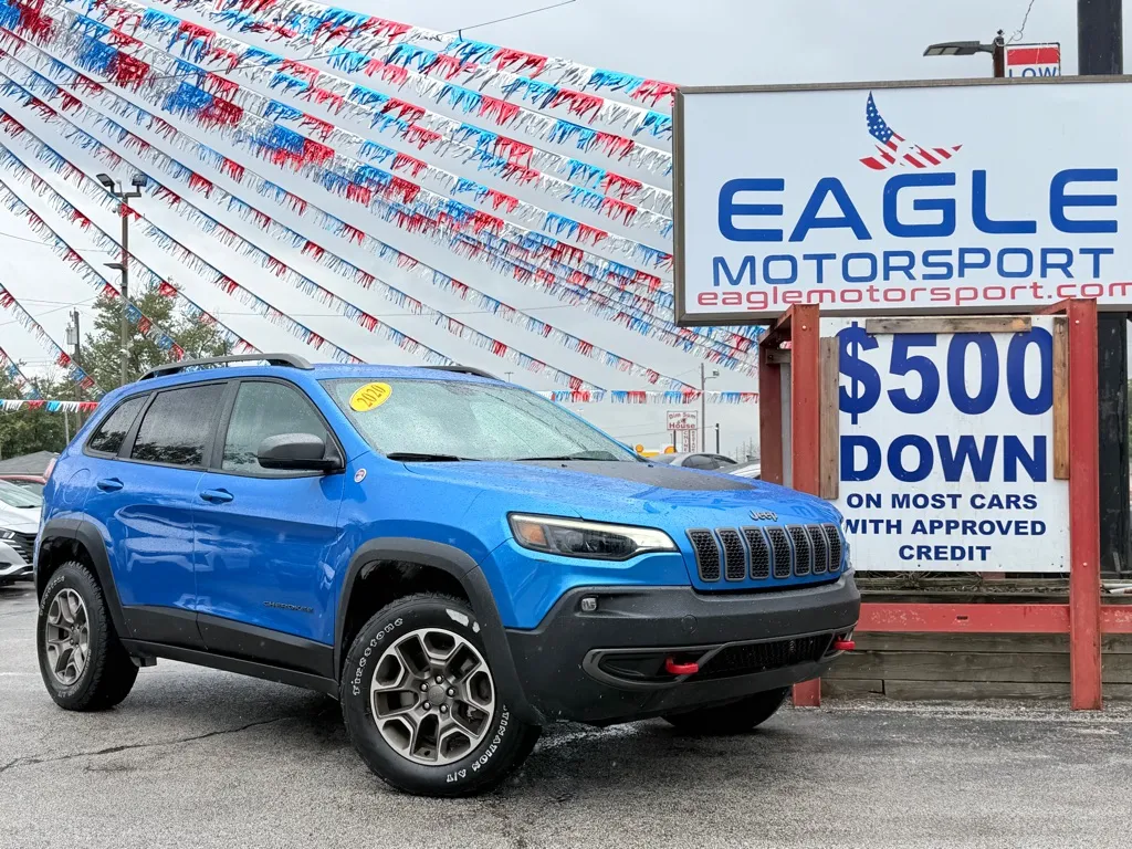Blue 2020 JEEP CHEROKEE TRAILHAWK for sale in Lake Station, IN