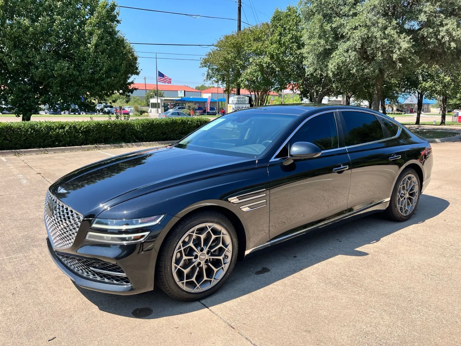 Black 2021 GENESIS G80 2.5T for sale in Fort Worth, TX