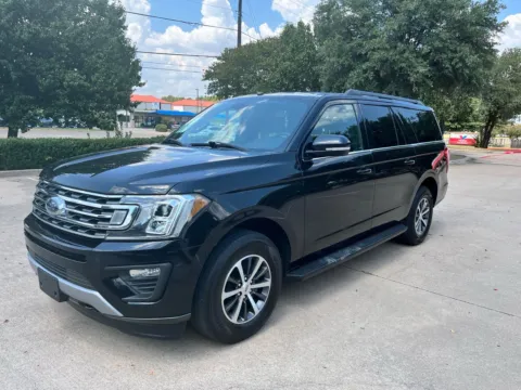 Black 2019 FORD EXPEDITION MAX XLT for sale in Fort Worth, TX