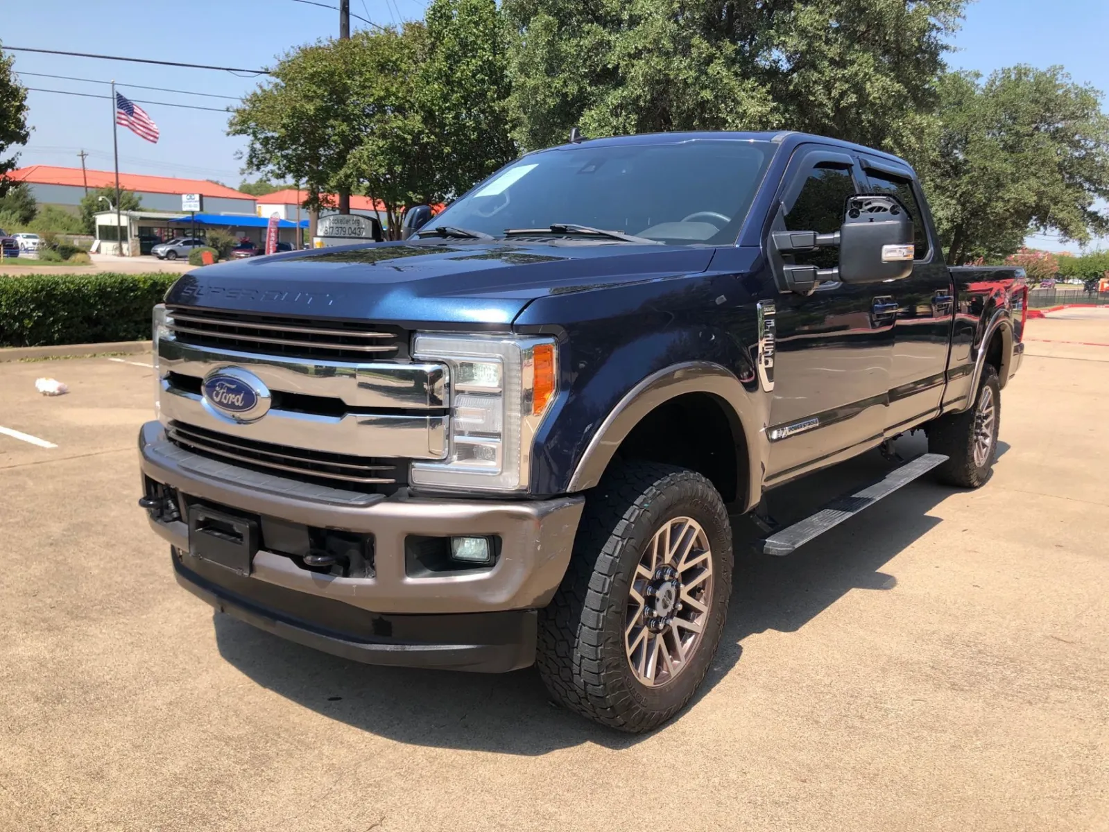 Blue 2019 FORD F-250 SUPER DUT KING RANCH for sale in Fort Worth, TX