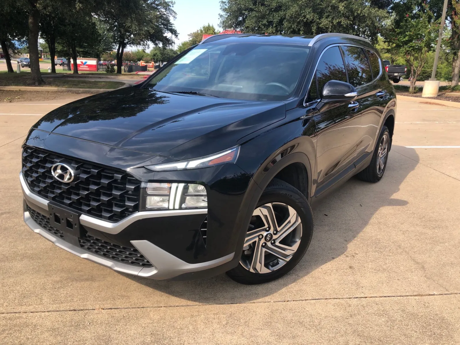 Black 2023 HYUNDAI SANTA FE SEL for sale in Fort Worth, TX