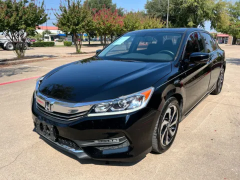 Black 2016 HONDA ACCORD EX-L for sale in Fort Worth, TX