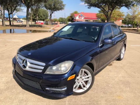 Blue 2013 MERCEDES-BENZ C-CLASS C 250 SPORT for sale in Fort Worth, TX