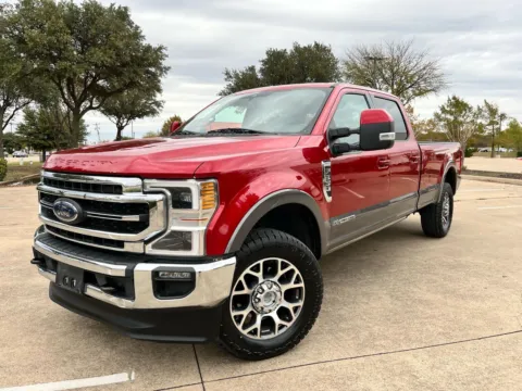 Red 2021 FORD F-350 SUPER DUT LARIAT for sale in Fort Worth, TX