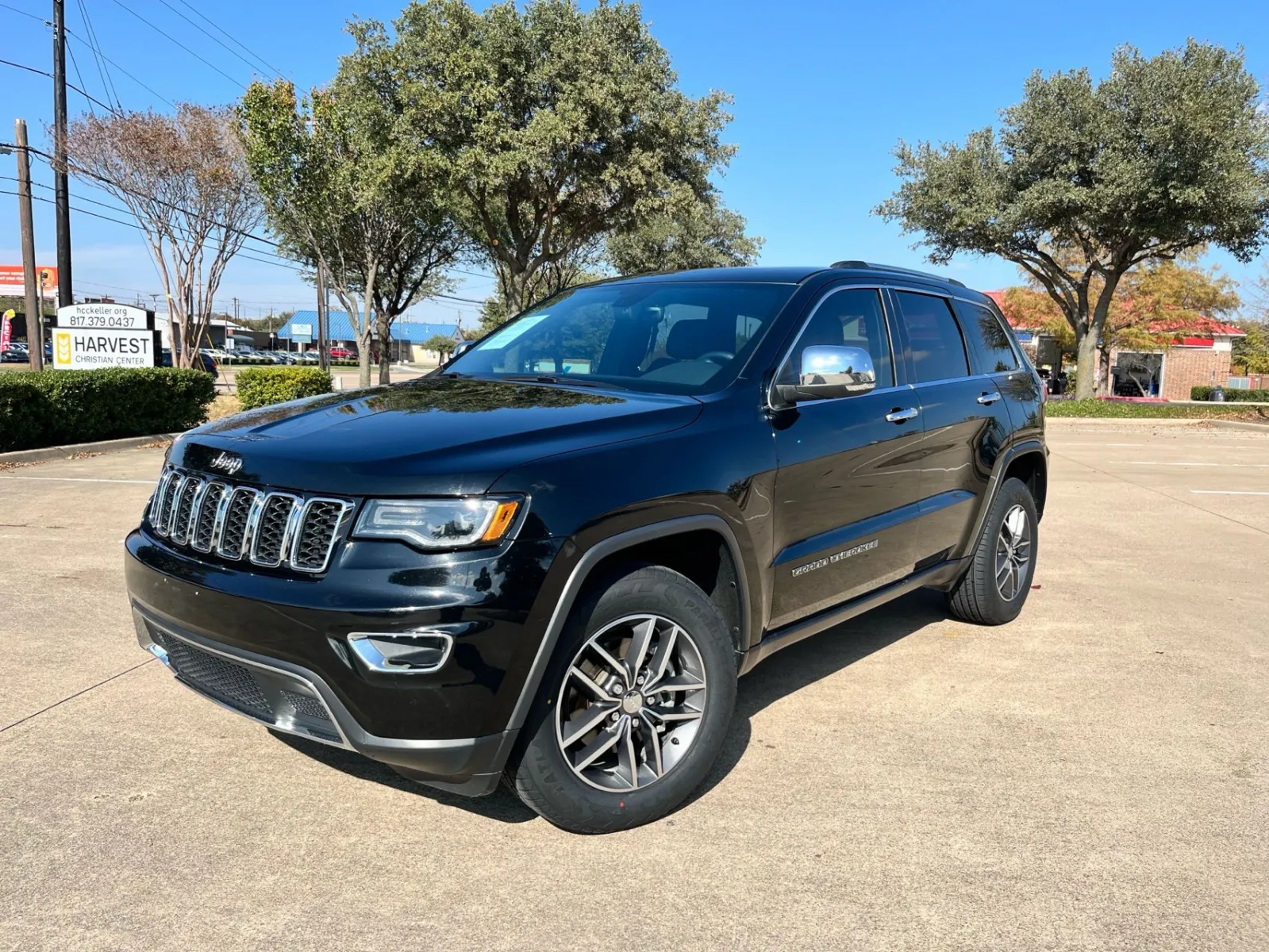 Black 2018 JEEP GRAND CHEROKEE LIMITED 4X4 for sale in Fort Worth, TX