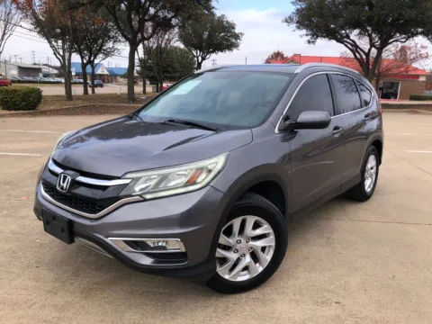 Gray 2015 HONDA CR-V EX-L for sale in Fort Worth, TX