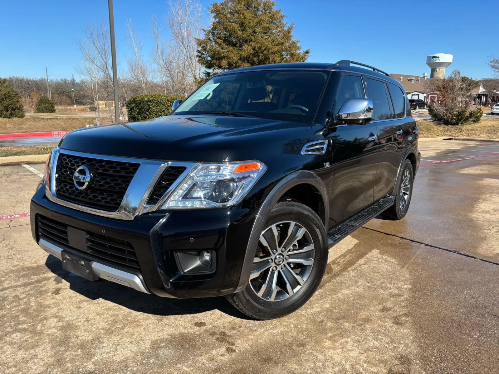Black 2018 NISSAN ARMADA SL for sale in Fort Worth, TX