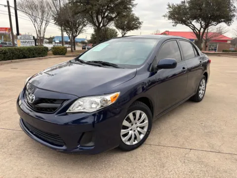 Blue 2012 TOYOTA COROLLA LE for sale in Fort Worth, TX