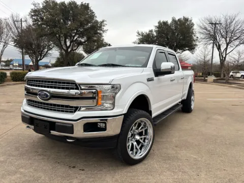 White 2019 FORD F-150 LARIAT for sale in Fort Worth, TX